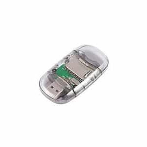 Minneskortsl&auml;sare USB, SD/SDHC/Micro SDHC